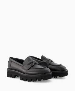 Agl Loafer Natalia Moc Zwart*Dames Instappers