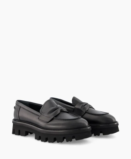 Agl Loafer Natalia Moc Zwart*Dames Instappers