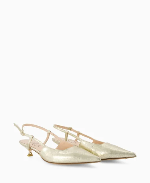 Agl Pump Lenor Sling Goud*Dames Pumps