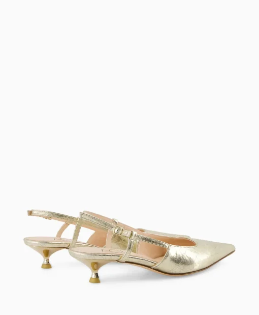 Agl Pump Lenor Sling Goud*Dames Pumps