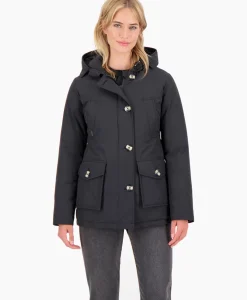 Airforce Gewatteerde Jas 4 Pocket Parka Zwart*Dames Jassen