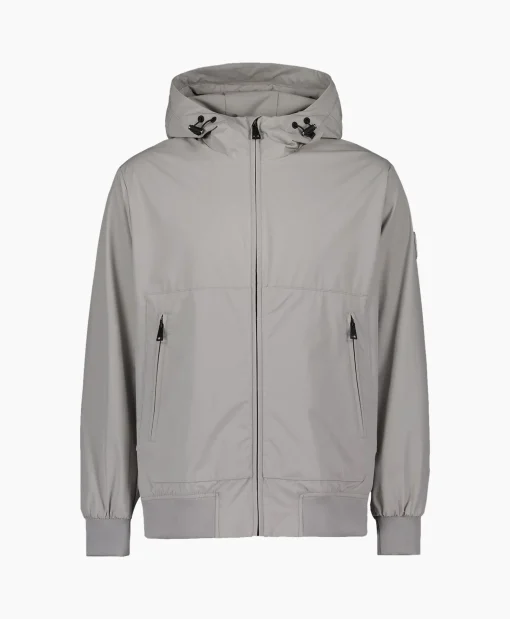 Airforce Jack Hooded Four-Fay Stretch Grijs*Heren Jassen