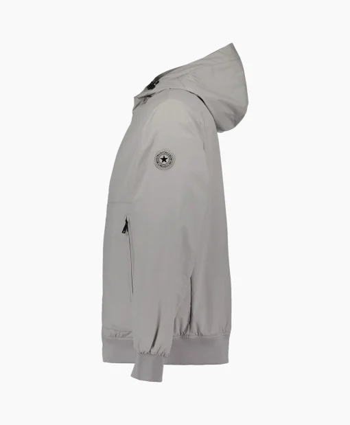 Airforce Jack Hooded Four-Fay Stretch Grijs*Heren Jassen