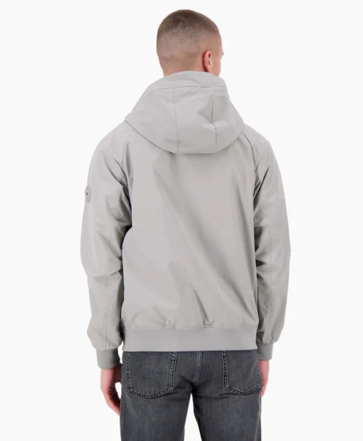 Airforce Jack Hooded Four-Fay Stretch Grijs*Heren Jassen
