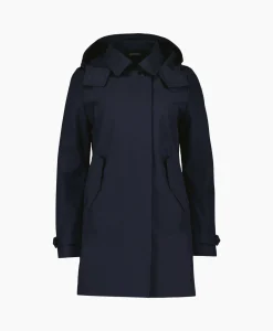 Airforce Parka Long Technical Shell Donker Blauw*Dames Jassen
