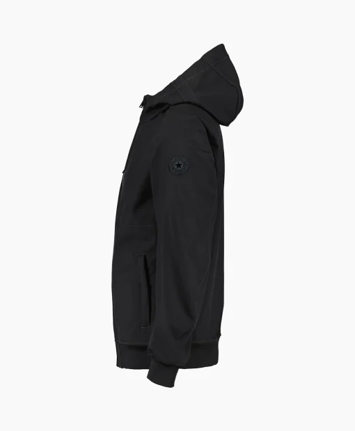 Airforce Softshell Jas Hooded Zwart*Heren Jassen