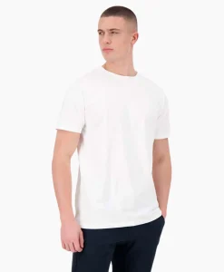 Airforce T-Shirt Korte Mouw Garment Dyed Wit*Heren T-Shirts