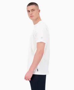 Airforce T-Shirt Korte Mouw Garment Dyed Wit*Heren T-Shirts