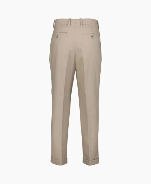 Ami Paris Broek Carott Fit Taupe*Heren Broeken