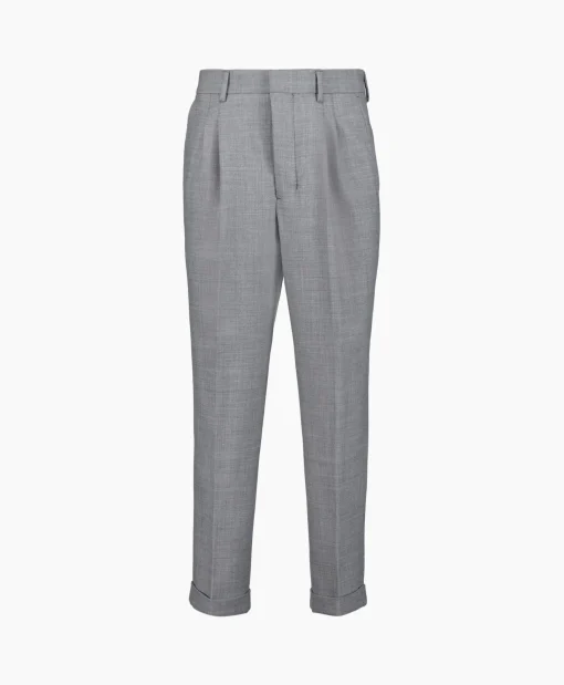 Ami Paris Broek Carott Fit Antraciet*Heren Broeken