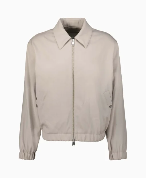 Ami Paris Jack Adc Zipped Beige*Heren Jassen