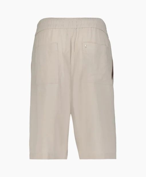 Ami Paris Korte Broek Elasticated Waist Bermuda Zand*Heren Broeken