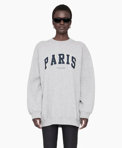 Anine Bing Sweater Tyler Paris Grijs*Dames Truien