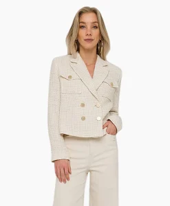 Anna Van Toor Blazer 33A01-02613 Off White*Dames Blazers
