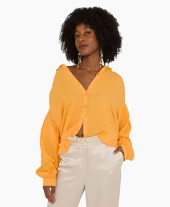 Anna Van Toor Blouse 17A05-03268-1 Oranje*Dames T-Shirts & Tops