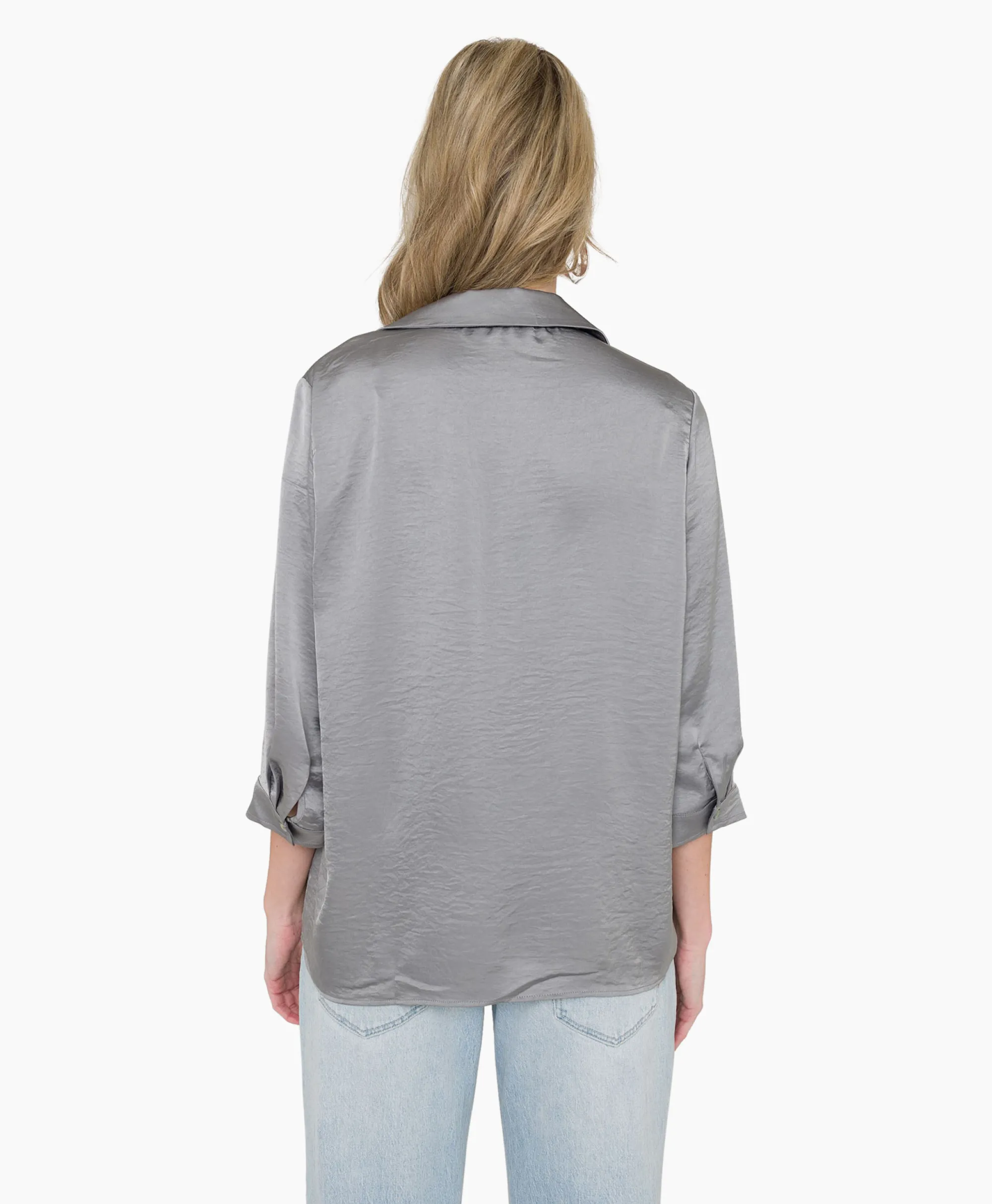 Anna Van Toor Blouse 32A05-03274 Zilver*Dames Blouses