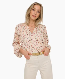 Anna Van Toor Blouse 74A05-03220A Rood*Dames Blouses