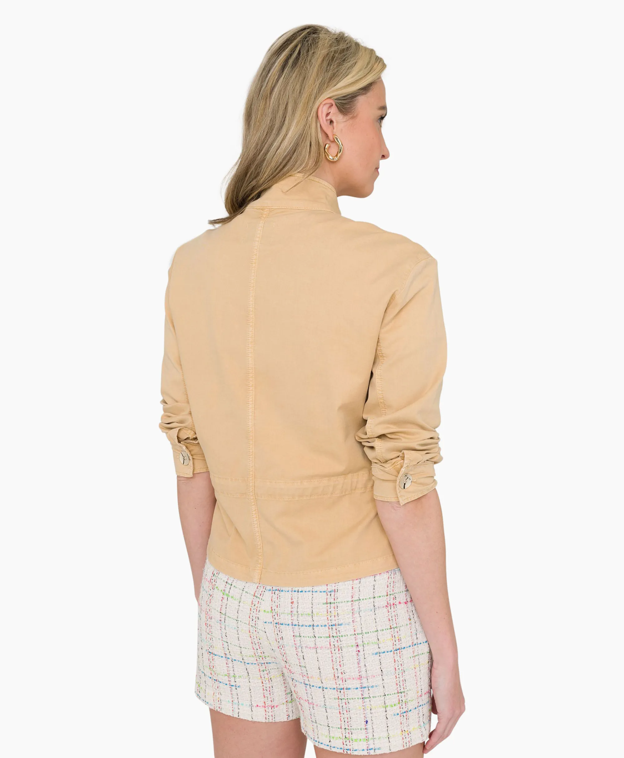 Anna Van Toor Gilet 32A01-02609 Zand*Dames Jassen