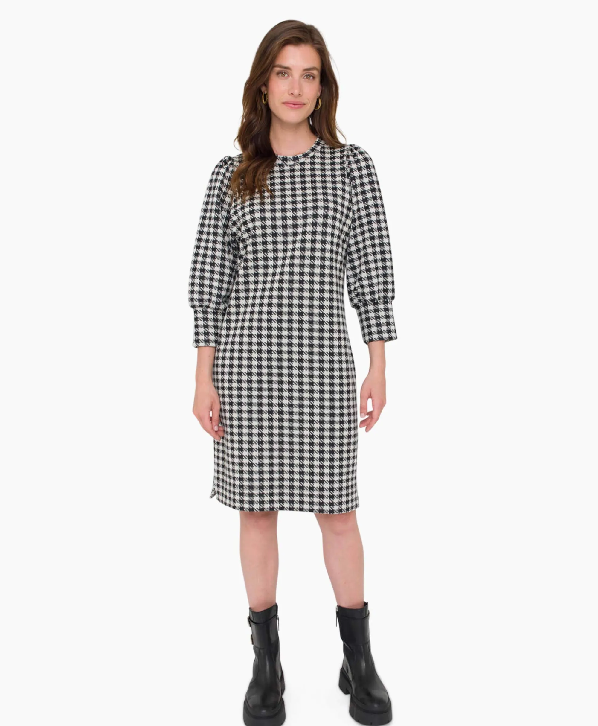 Anna Van Toor Jurk 26A06-03631 Zwart*Dames Jurken