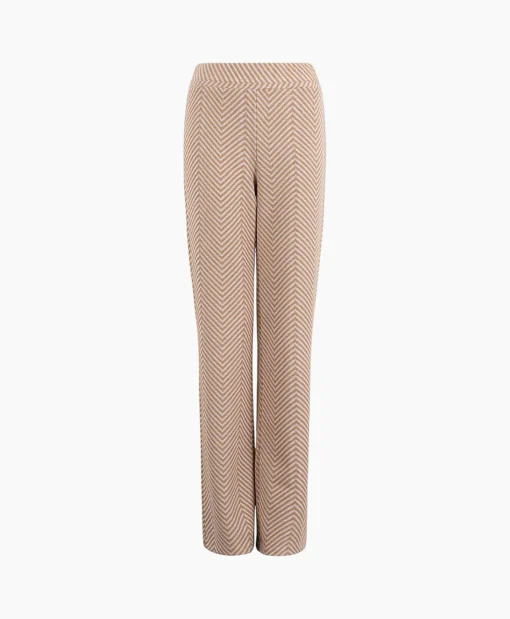 Anna Van Toor Pantalon 26A02-03123C Zand*Dames Broeken