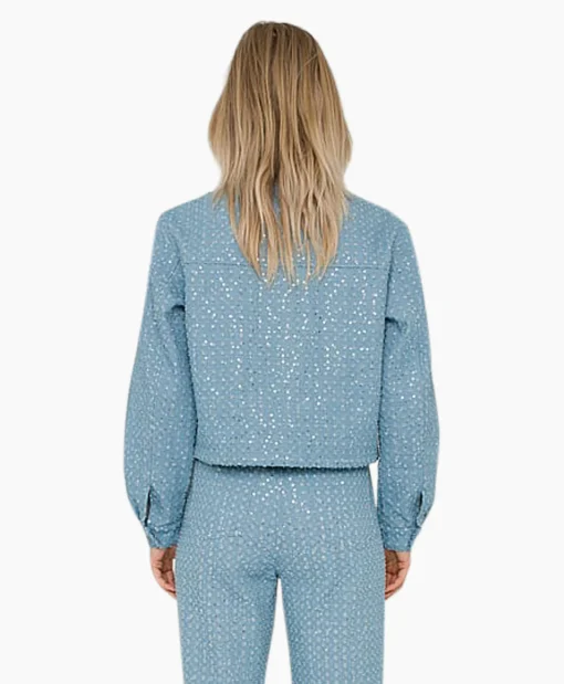 Anna Van Toor Spijkerjas 17A01-02612 Blauw*Dames Blouses