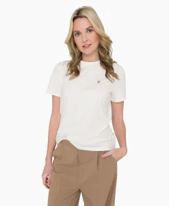 Anna Van Toor T-Shirt 08A04-03677 Off White*Dames T-Shirts & Tops