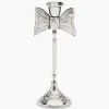 Anna+nina Accessoires Lady Bow Candle Holder Zilver*Lifestyle Lifestyle