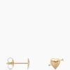 Anna+nina Oorbellen Single Cupid Stud Earring Silver Goldpla Goud*Dames Sieraden