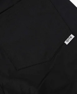 Arte Antwerp Broek Nylon Double Knee Pocket Zwart*Heren Broeken