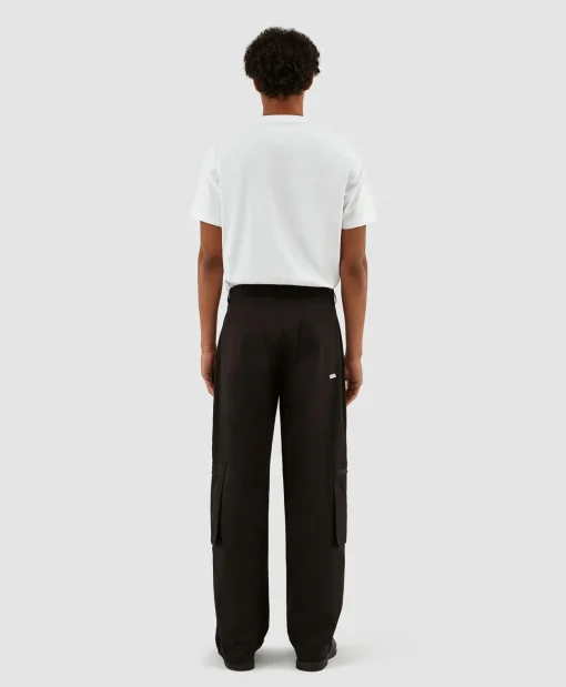 Arte Antwerp Broek Nylon Double Knee Pocket Zwart*Heren Broeken