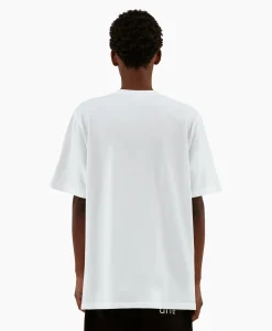 Arte Antwerp T-Shirt Korte Mouw Hearts Leaves Arte Logo Chest Wit*Heren T-Shirts