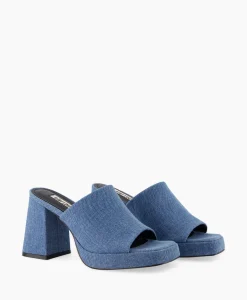 Bibi Lou Pump Canvas Jeans Blauw*Dames Pumps