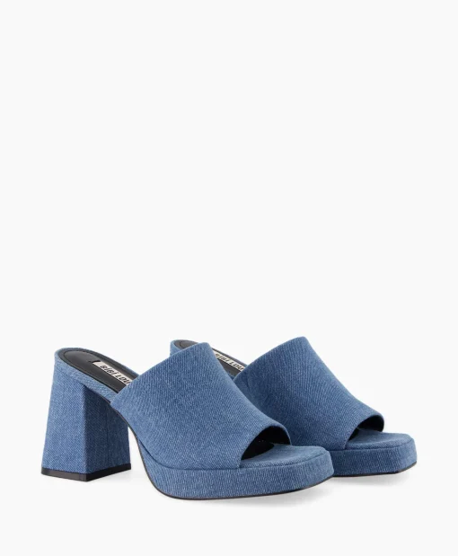 Bibi Lou Pump Canvas Jeans Blauw*Dames Pumps