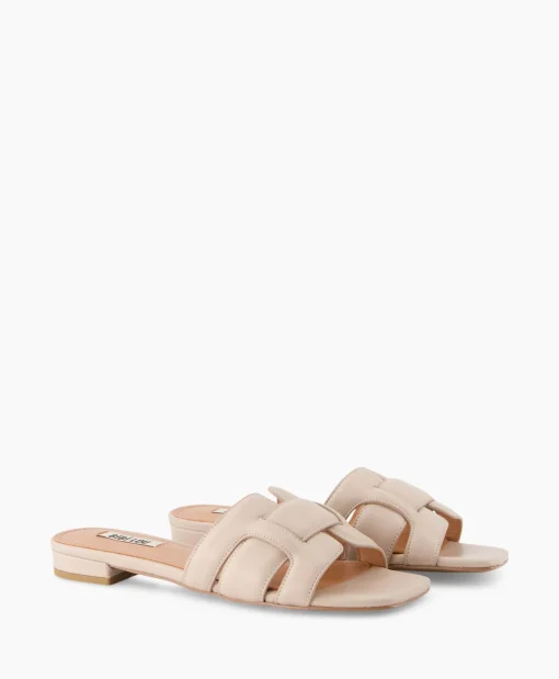 Bibi Lou Sandaal Zonder Hak Leather Blauw*Dames Sandalen