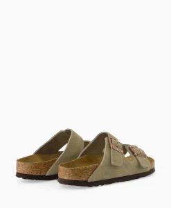 Birkenstock Sandaal Zonder Hak Arizona Sfb Taupe*Dames Sandalen