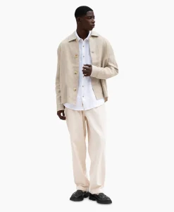 Bram's Fruit Bram's Fruit Overshirt Linen Beige*Heren Jassen