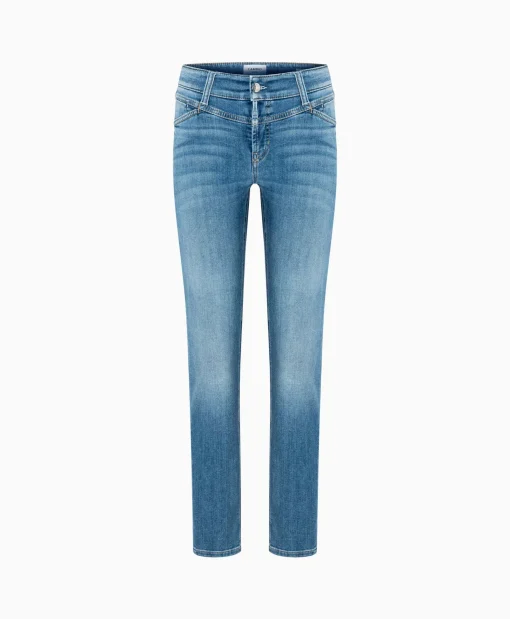Cambio Jeans Parla Shaping Highrise Superstretch Licht Blauw*Dames Broeken