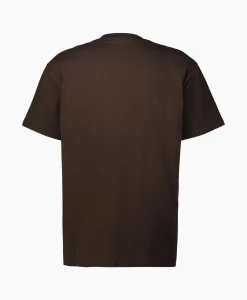 Carhartt Wip T-Shirt S/S American Script Organic Cotton Donker Bruin*Heren T-Shirts