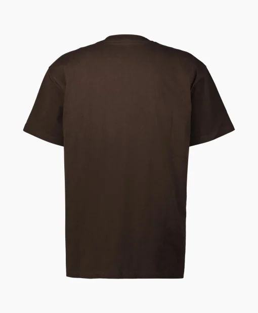 Carhartt Wip T-Shirt S/S American Script Organic Cotton Donker Bruin*Heren T-Shirts