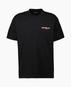 Carhartt Wip T-Shirt S/S Ink Bleed Organic Cotton Zwart*Heren T-Shirts
