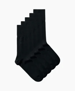 Cdlp Sokken 5-Pack Mid Bamboo Zwart*Heren Sokken