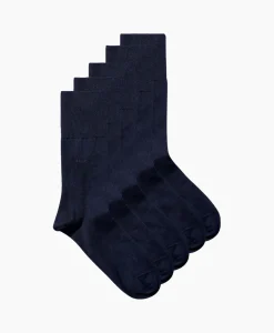 Cdlp Sokken 5-Pack Mid Bamboo Blauw*Heren Sokken