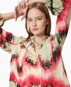 Chufy Blouse Juniper Groen*Dames Blouses