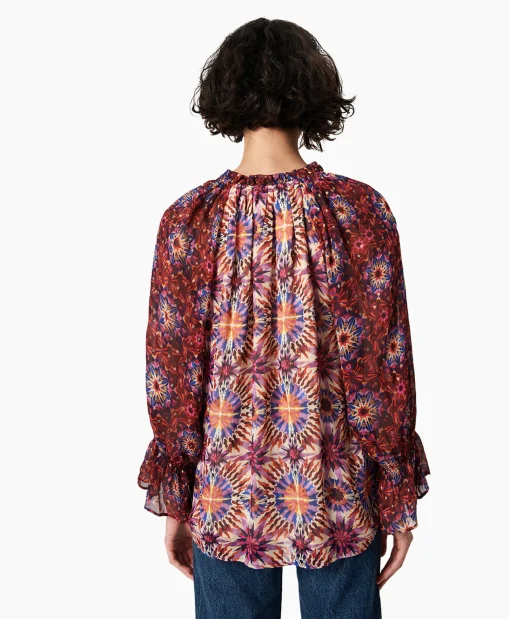 Chufy Blouse Lena Bordeaux*Dames Blouses