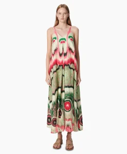 Chufy Maxi Jurk Eden Groen*Dames Bruiloftskleding
