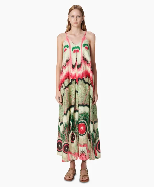 Chufy Maxi Jurk Eden Groen*Dames Bruiloftskleding