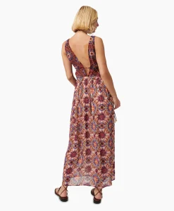 Chufy Maxi Jurk North Bordeaux*Dames Bruiloftskleding