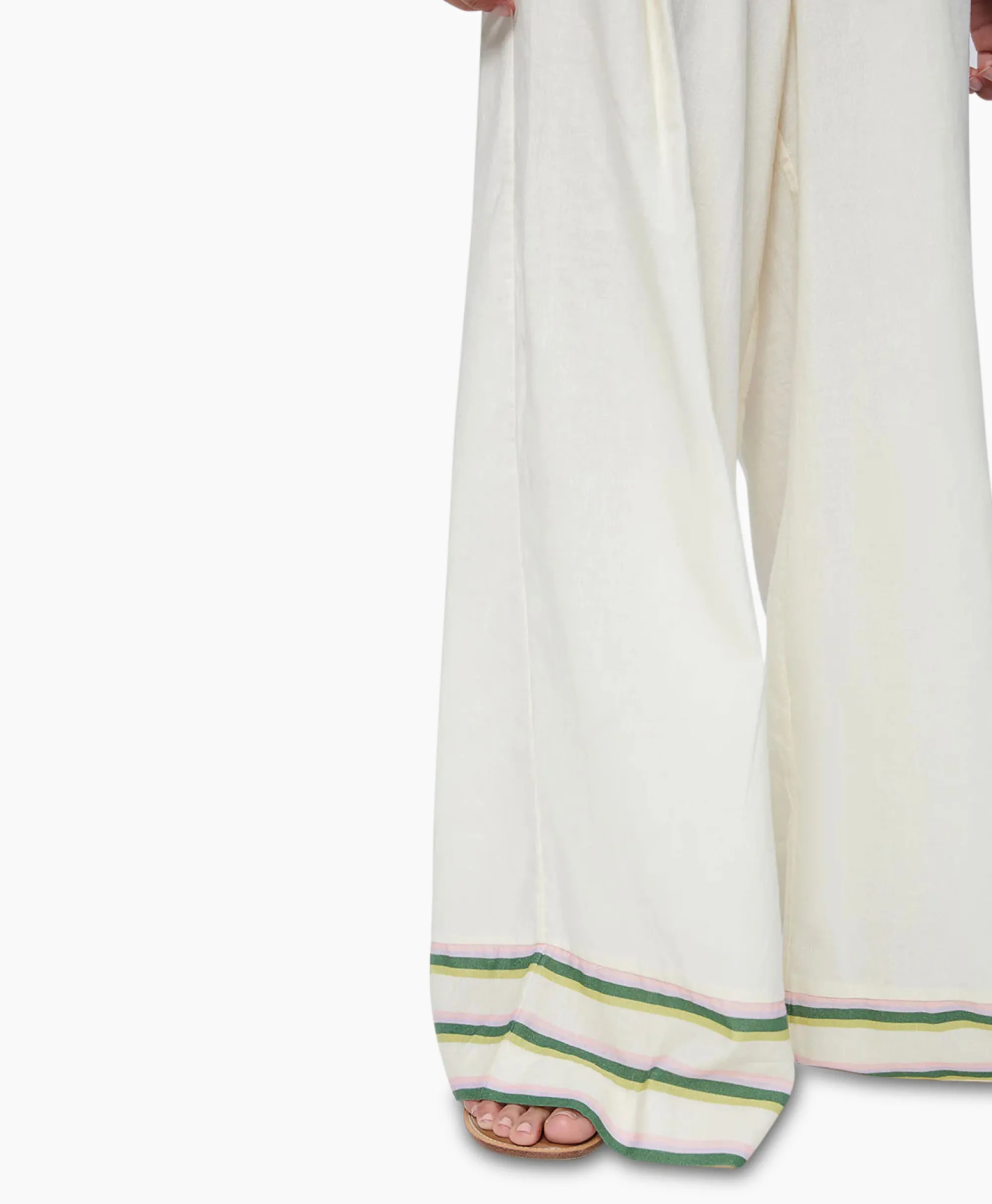 Chufy Pantalon Okra Ecru*Dames Broeken