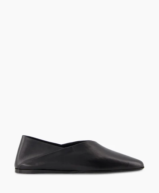 Closed Ballerina Zwart*Dames Instappers