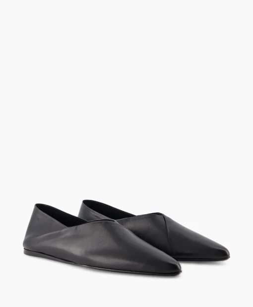Closed Ballerina Zwart*Dames Instappers